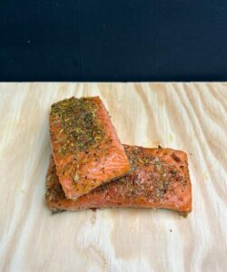 PAvés de saumon braisés, mi-cuit, fecamp, shopping