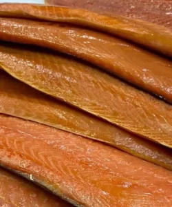 Saumon fuùé maison , à la ficelle , écossais, a l'ancienne , fecamp